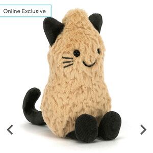 Jellycat Amuseables Peanut Cat Outfit
